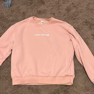 Pink “I Am Unwell” crewneck